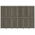  Room Divider 6 Panels Gray Poly Rattan A949-365370
