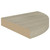  Floating Corner Shelves 4 pcs Oak 9.8"x9.8"x1.5" MDF A949-323906