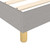  Box Spring Bed Frame Light Gray King Fabric (US Only) A949-3120658