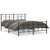  Metal Bed Frame without Mattress with Footboard Black 59.1"x78.7 A949-355581
