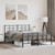  Metal Bed Frame without Mattress with Footboard Black 59.1"x78.7 A949-355581