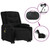  Electric Stand up Massage Recliner Chair Black Fabric A949-3206902