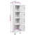  Locker Cabinet with 4 Compartments 15"x17.7"x70.9 A949-244475