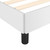  Bed Frame without Mattress White 53.9"x74.8" Full Faux Leather A949-347280