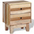  Bedside Cabinet Solid Reclaimed Wood A949-244234