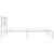  Metal Bed Frame without Mattress with Headboard White 59.1"x78.7 A949-376375