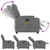  Massage Recliner Chair Dark Grey Fabric A949-3205969