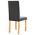 Dining Chairs 6 pcs Dark Gray Fabric A949-277235