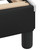  Bed Frame without Mattress "Hvar" Black and White 53.9"x74.8" Faux Leather A949-3208038