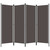  4-Panel Room Divider Anthracite 78.7"x70.9 A949-320721