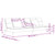  2-Seater Sofa Bed with Two Pillows Black Velvet A949-375812