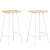  Bar Stools 2 pcs Solid Mango Wood A949-320649