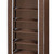 Fabric Shoe Cabinet with Cover 22" x 11" x 64" Brown A949-240492