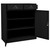  Office Cabinet Black 35.4"x15.7"x40.2" Steel A949-336411