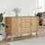  Sideboard OLDEN Brown 44.9"x16.9"x28.9" Solid Wood Pine A949-358597