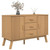  Sideboard OLDEN Brown 44.9"x16.9"x28.9" Solid Wood Pine A949-358597