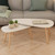  Coffee Table Set 2 Pieces Solid Pinewood White A949-244731