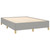  Bed Frame without Mattress Light Gray 53.9"x74.8" Full Fabric A949-347203
