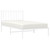  Metal Bed Frame without Mattress with Headboard White 39.4"x78.7 A949-374481
