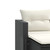  Patio Sofa 2-Seater with Stools Black Poly Rattan A949-365790