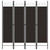  4-Panel Room Divider Brown 63"x70.9 A949-320703