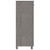  Shoe Cabinet HAMAR Light Gray 33.5"x15.7"x42.5" Solid Wood Pine A949-340519