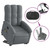  Stand up Massage Recliner Chair Dark Gray Fabric A949-3205883