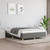  Bed Frame without Mattress Dark Gray 59.8"x79.9" Queen Fabric A949-347207