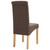  Dining Chairs 2 pcs Brown Fabric A949-249273