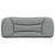  Headboard Cushion "Hvar" Light Gray 39.4" Fabric A949-3207716
