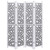  4-Panel Room Divider Gray 55.1"x65" Solid Wood A949-284192