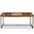  Dining Table Solid Acacia Wood and Steel 70.9 A949-244797
