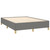  Bed Frame without Mattress Dark Gray 53.9"x74.8" Full Fabric A949-347204