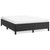 Bed Frame without Mattress Black 53.9"x74.8" Faux Leather A949-347279