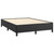  Bed Frame without Mattress Black 53.9"x74.8" Faux Leather A949-347279