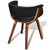  Dining Chair Bent Wood and Faux Leather A949-241058