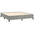  Bed Frame without Mattress Light Gray 76"x79.9" King Velvet A949-347360