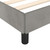  Bed Frame without Mattress Light Gray 76"x79.9" King Velvet A949-347360