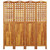  4-Panel Room Divider 63.8"x0.8"x70.9" Solid Wood Acacia A949-318549