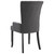  Dining Chairs with Armrests 2 pcs Dark Gray Fabric A949-276908