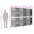  Room Divider 6 Panels Brown Poly Rattan A949-365401
