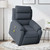  Stand up Massage Recliner Chair Dark Gray Velvet A949-3206181