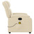  Massage Recliner Chair Cream Fabric A949-3205779