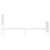  Metal Bed Frame without Mattress with FootboardWhite 39.4"x78.7 A949-374499