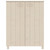  Shoe Cabinet HAMAR Honey Brown 33.5"x15.7"x42.5" Solid Wood Pine A949-340516