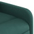  Massage Recliner Chair Dark Green Fabric A949-3206938