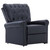  Reclining Chair Black Faux Leather A949-282274