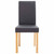  Dining Chairs 4 pcs Gray Faux Leather A949-249209