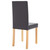 Dining Chairs 4 pcs Gray Faux Leather A949-249209