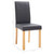  Dining Chairs 4 pcs Gray Faux Leather A949-249209